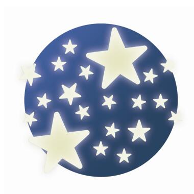 STARS SELVLYSENDE WALLSTICKERS